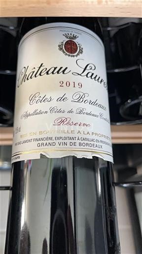 Bordeaux Côtes-de-Bordeaux Château Lauren Réserve 2019