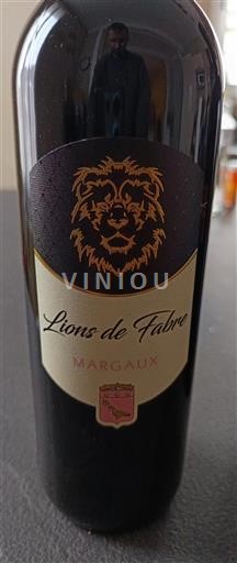 Bordeaux Margaux Château Fabre Lions de Fabre Neročník