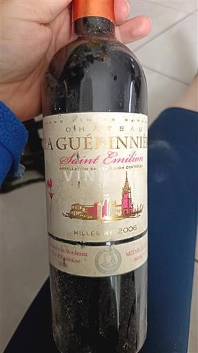 Bordeaux Saint-Émilion Grand Cru Château La Guérinière 2006