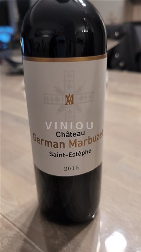 Burdeos Saint-Estèphe German Marbuzet 2015