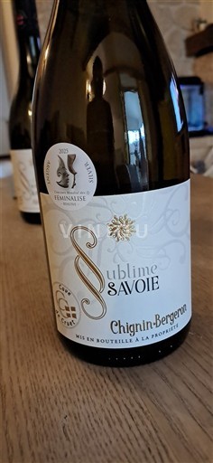 Savoie and Bugey Chignin-Bergeron Cave De Cruet Sublime Savoie 2024