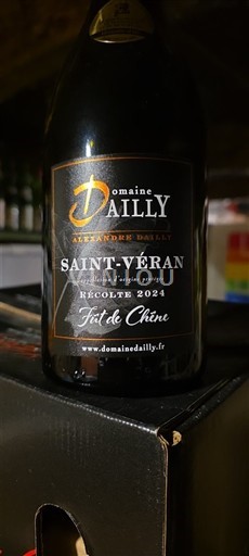 Bourgogne Saint-Véran Domaine Dailly Fût de Chêne 2024
