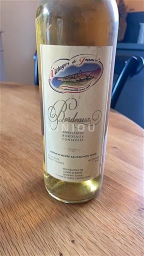 Bordeaux Villages De France Sauvignon Ikke årgangsbestemt