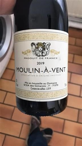 Beaujolais Moulin-à-vent Château Des Gimarets 2019