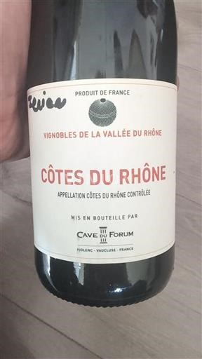 Rona dolina Côtes-du-Rhône Cave Du Forum 2021