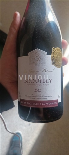 Beaujolais Brouilly La Grange Ménard 2022
