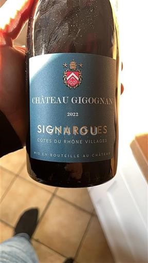 Valle del Rodano Côtes-du-rhône-villages Château Gigognan Signargues 2022