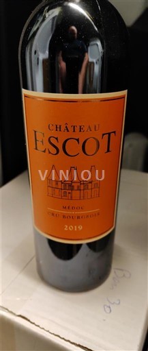 Bordeaux Médoc Château Escot 2019