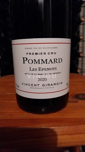 Borgoña No especificado Premier Cru Vincent Girardin Les Epenots 2020