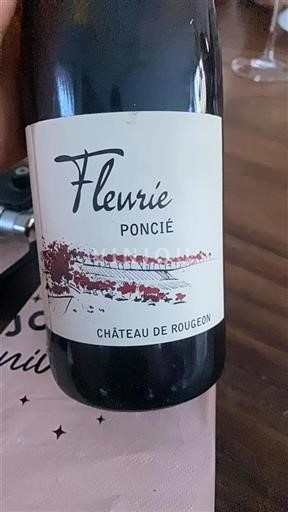 Beaujolais Fleurie. Rougeon Poncié Ohne Jahrgang