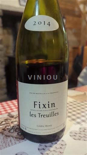 Borgonha Fixin Cédric Bissey les Treuilles 2014