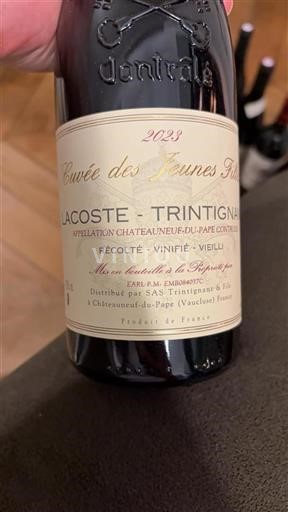 Rhône-dalen Châteauneuf-du-Pape Lacoste Trintignant des Jeunes Filles 2023