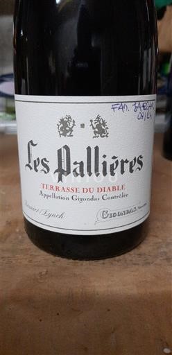 Rhônedalen Gigondas Les Pallières Terrasse du Diable 2020