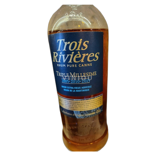 Rum Âmbar Triple millésime 2005 / 2010 / 2015 Trois Rivières 15a - 2017 Martinica Não especificado
