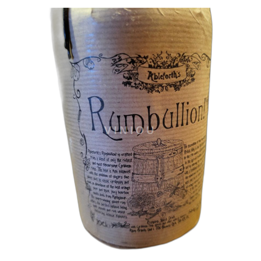 Rum Jantarová Rumbullion Ableforth's 5a - 2017 Madagaskar Nespecifikováno