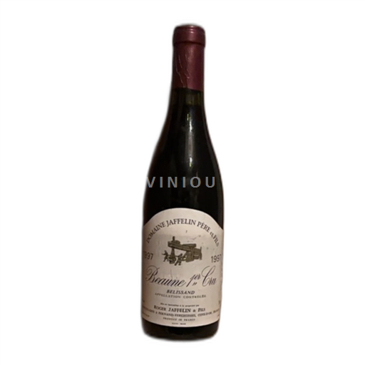 Vin Rouge sec Belissand Domaine Jaffelin Père & Fils 1997 France Bourgogne Beaune AOC Premier Cru
