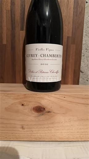 Burgundija Gevrey-chambertin Didier Et Patricia Chevillon Vieilles Vignes 2016