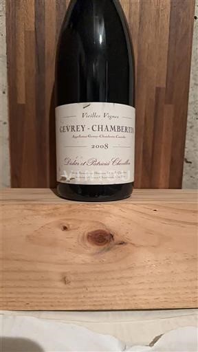 Burgundija Gevrey-chambertin Grand Cru Didier Et Patricia Chevillon Vieilles Vignes 2008