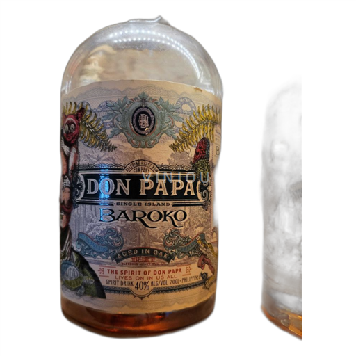 Rum Amberkleurig Baroko Don Papa 5a Filipijnen Niet gespecificeerd