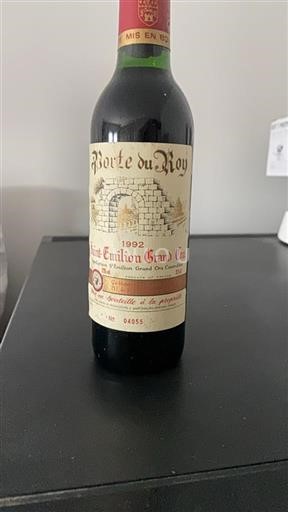 Bordeaux Saint-Émilion Grand Cru Porte Du Roy 1992