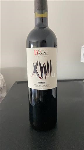 Languedoc và Roussillon Côtes de Thongue Domaine Bassac XVIII 2018