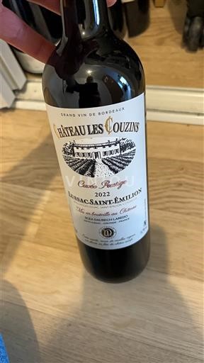 Bordeaux Lussac-saint-émilion Château Les Couzins Prestige 2022