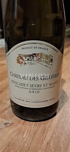 Vallée de la Loire Muscadet-sèvre-et-maine Château Des Gillières 2023