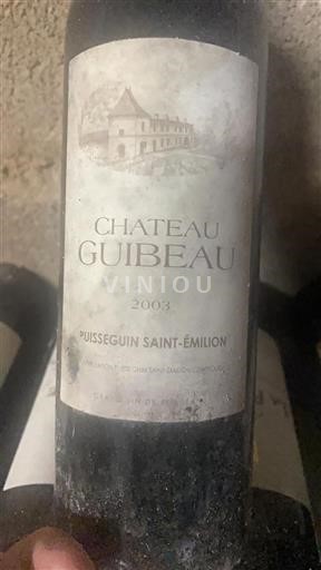 Bordeaux Puisseguin-saint-émilion Château Guibeau 2003