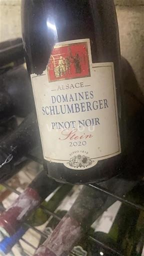 Alsace Pinot noir Domaine Schlumberger Stein 2020