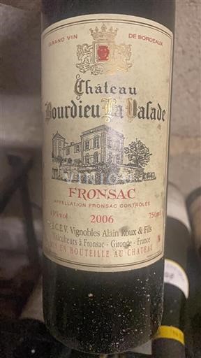 Bordéus Fronsac Château Bourdieu La Valade 2006