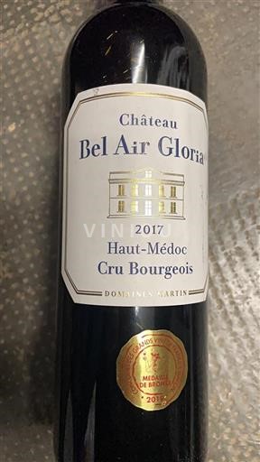 Bordeaux Haut-Médoc Cru Bourgeois Château Bel Air Gloria 2017