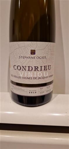 Rhône Valley Condrieu Stéphane Ogier Les Vieilles Vignes de Jacques Vernay 2019