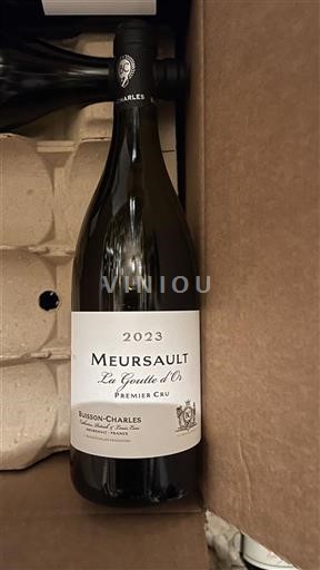 Burgundi Meursault Premier Cru Buissoncharles La Goutte d%27Or 2023