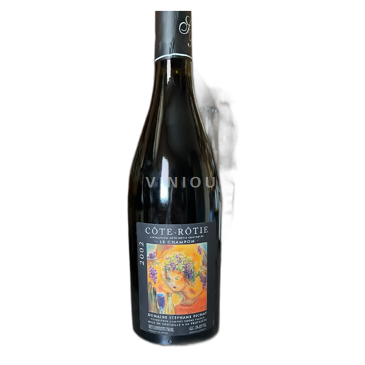 Vin Rouge sec Le Champon Domaine Stéphane Pichat 2002 France Vallée du Rhône Côte-rôtie AOC