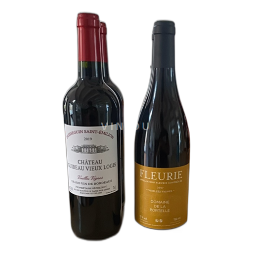 Vin Rouge sec Vieilles Vignes Domaine La Portelle 2017 France Beaujolais Fleurie AOC