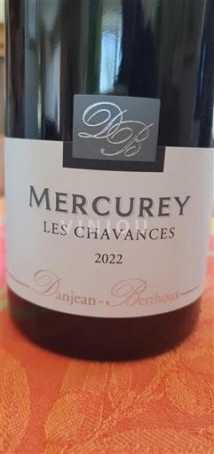 Borgonha Mercurey Danjeanberthoux Les Chavances 2022