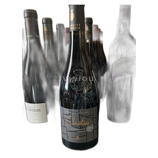 Vin Rouge sec Chatus Vignerons Ardèchois 2020 France Provence, basse vallée du Rhône, Corse Alpes-de-Haute-Provence IGP