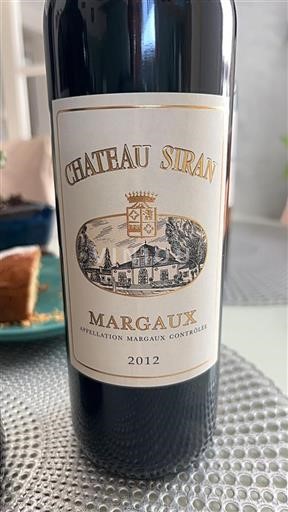Bordeaux Margaux Château Siran 2012