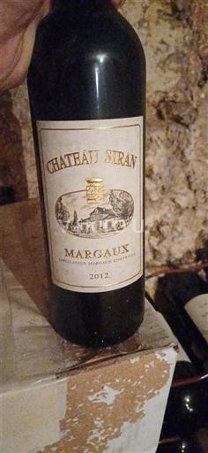 Bordeaux Margaux Château Siran 2012