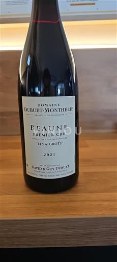 Bourgogne Ospecificerad Premier Cru Domaine Dubuetmonthelie Les Aigrots 2021