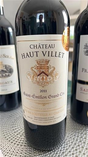 Bordeaux Saint-Émilion Grand Cru Grand Cru Château Haut Villet 2011