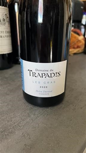 Thung lũng Rhône Rasteau Trapadis Les Cras 2020