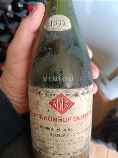 Rona dolina Châteauneuf-du-Pape Château Neufdupape 1934