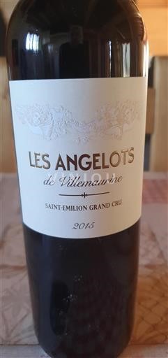 Bordeaux Saint-Émilion Grand Cru Grand Cru Les Angelots De Villemaurine 2015