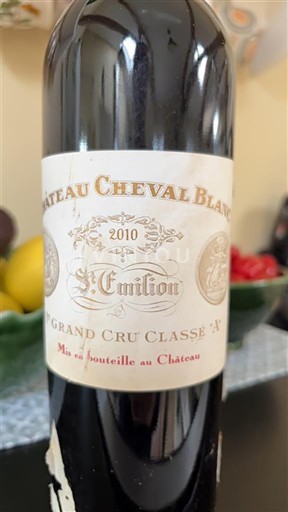 Burdeos Saint-Émilion Grand Cru Château Cheval Blanc 2010