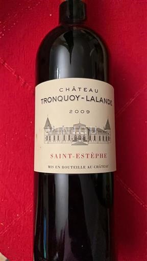 Bordeaux Saint-Estèphe Château Tronquoylalande 2009