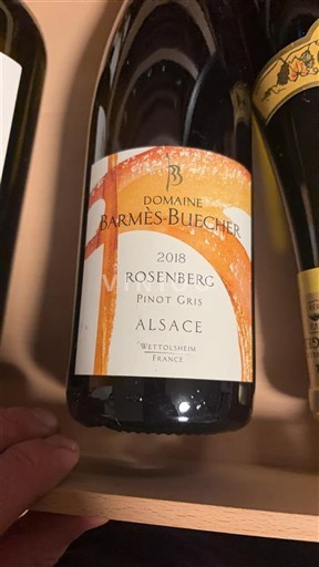 Alsace Barmès Buecher Rosenberg 2018