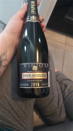 Vin Blanc brut Piper-Heidsieck 2015 France Champagne AOC
