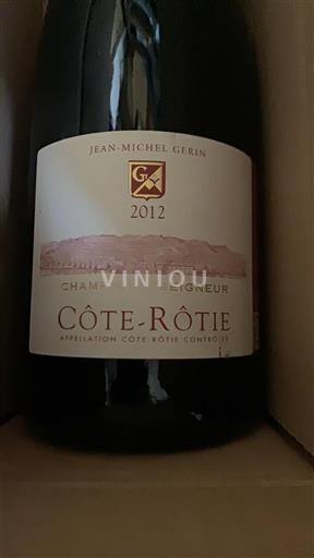 Valle del Ródano Côte-rôtie Jeanmichel Gerin Champin Le Seigneur 2012