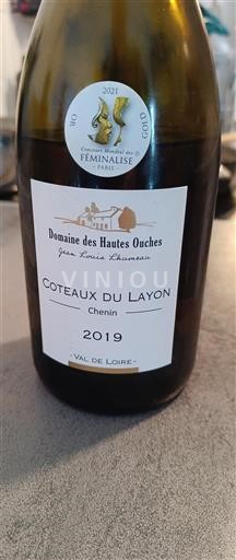 Vallée de la Loire Coteaux-du-layon Domaine Des Hautes Ouches 2019